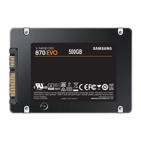 SSD Samsung 870 EVO 500Go 2.5 SATA 6.0Gbps Interne * MZ-77E500B *