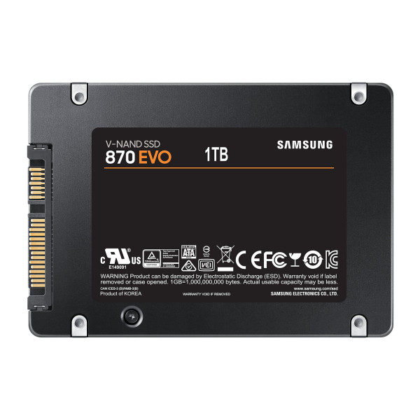SSD Samsung 870 EVO 1To 2.5"" SATA 6.0Gbps Interne * MZ-77E1T0B *