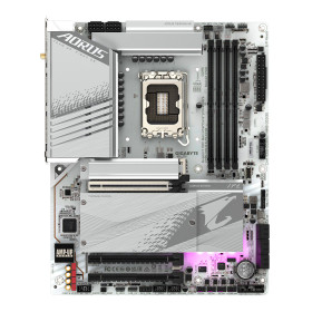 GIGABYTE Z790 AORUS ELITE AX ICE LGA1700  M.2 Z790 DDR5 proc serie12 13 14 Blanc
