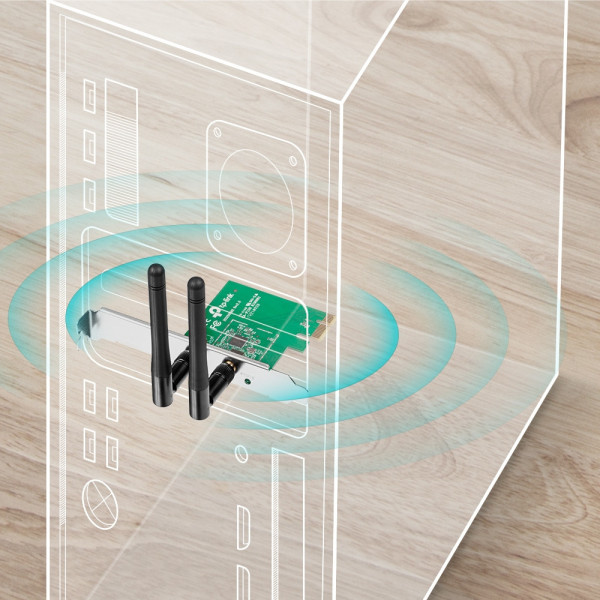 CARTE PCI-Express WIFI 802.11N 300  * TP-Link TL-WN881ND *