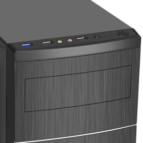 Advance Impulse Boitier mATX  6613B30 noir sans alim USB 3 en facade+ lect SD