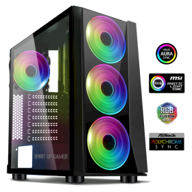 Boitier GHOST III A-RGB EDITION  mATX/ATX sans alim* 8005RA *