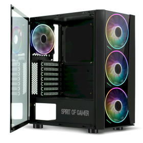 Boitier GHOST III A-RGB EDITION  mATX/ATX sans alim* 8005RA *