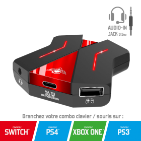 Convertisseur CROSSGAME pour consoles  PS3/PS4/Switch/Xbox One *SOG-CONV2*