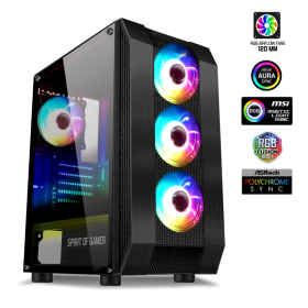 Boitier ROGUE VI ARGB EDITION  mATX/ATX sans alim* 8003RA *