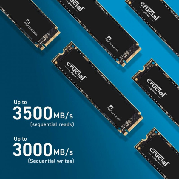 Crucial P3 - M.2 2280 NVMe- 4 To - interne - SSD * CT4000P3SSD8 *