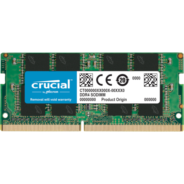 Mémoire SODIMM DDR4 -2400 4Go * Crucial CT4G4SFS824A   *