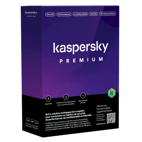 Kaspersky Premium 10dev 1an mini bs noCD FR * KL1047F5KFS-Mini *