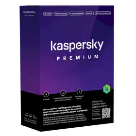 Kaspersky Premium 5dev 1an mini bs noCD FR * KL1047F5EFS *