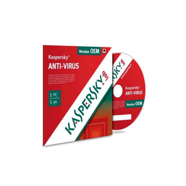 Kaspersky Anti-Virus OEM (1 poste - 1 an) * KL1171F5AFS-20HPENV * PROMO