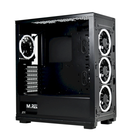 Boitier PC Modulable M.RED ATX MR-004 Black DESTROYER Rainbow ARGB MT Sans Façad