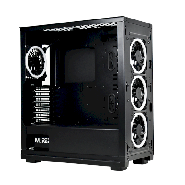 Boitier PC Modulable M.RED ATX MR-004 Black DESTROYER Rainbow ARGB MT Sans Façad