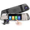 Retroviseur Voiture connecte Android 64go 4G Camera recul et avant dashcam 1080p