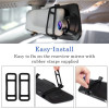 Retroviseur Voiture connecte Android 64go 4G Camera recul et avant dashcam 1080p