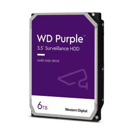 DD Interne 3,5  6To SATA3 - 256Mo Purple *Western Digital WD64PURZ*