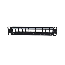 Panneau 10 1U - KeyStone - 12 ports nu Rj45  * 8062640 * ou * 8062641 *