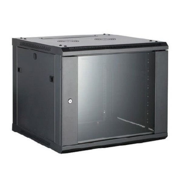 Coffret 19 15U noir prof. 600 mm livré monté * 8062359 *