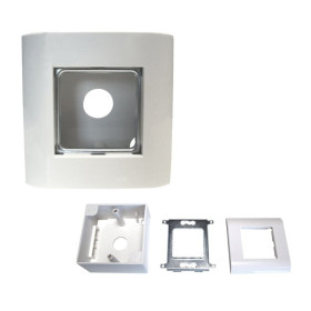 Boitier mural saillie + Support + Enjoliveur 45x45 *NGC1500*