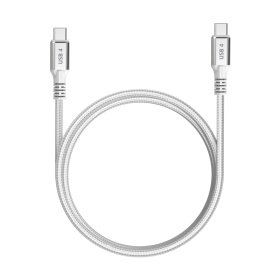 Câble USB 4 type C à USB type C 240W/40G blanc 1.5m * DCU 30402090 *