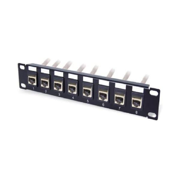 PANNEAU NU 1U 10" 8 X RJ45 BLINDE * NGC2101 *