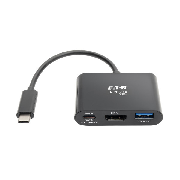Eaton Tripp Lite Series USB C to HDMI Adapter w USB-A Hub and PD Charging - USB