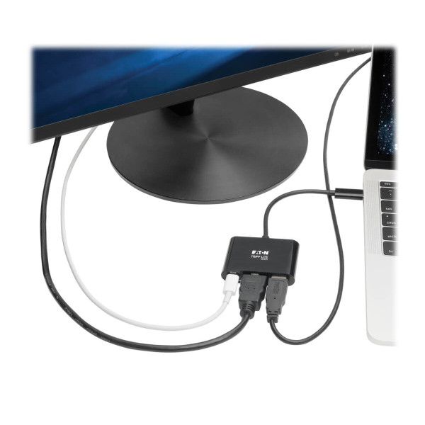 Eaton Tripp Lite Series USB C to HDMI Adapter w USB-A Hub and PD Charging - USB