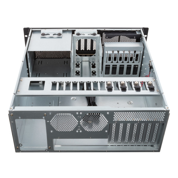 Unykach UK4329 boitier Rack 4U 19  3.5 2.5 USB 3.2 USB-C noir