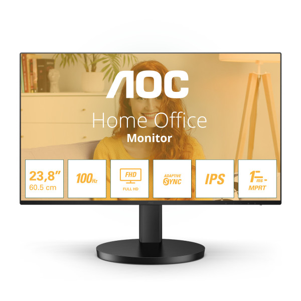 Ecran 24 LED multimedia AOC Full HD 1ms  HDMI VGA * AOC Basic-line 24B3HA2*