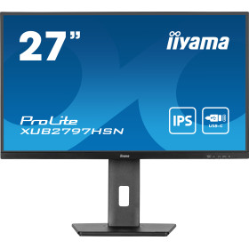Ecran 27 1 ms DP HDMI mult Noir Station USB-C * iiyama ProLite XUB2797HSN-B1 *