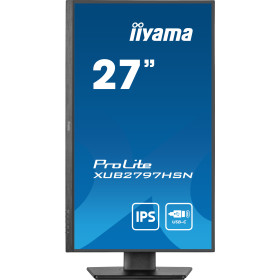 Ecran 27 1 ms DP HDMI mult Noir Station USB-C * iiyama ProLite XUB2797HSN-B1 *