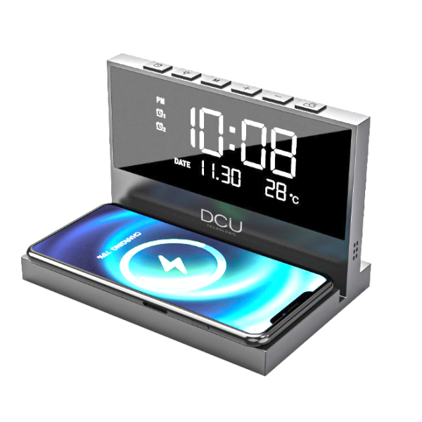Réveil avec charge rapide sans fil 15W * DCU 37300830 *