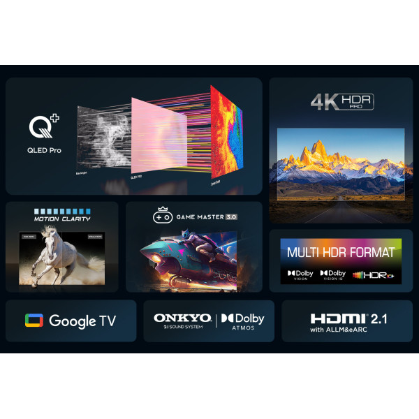 TV QLED 55 POUCES 4K Google TV TCL 55C655