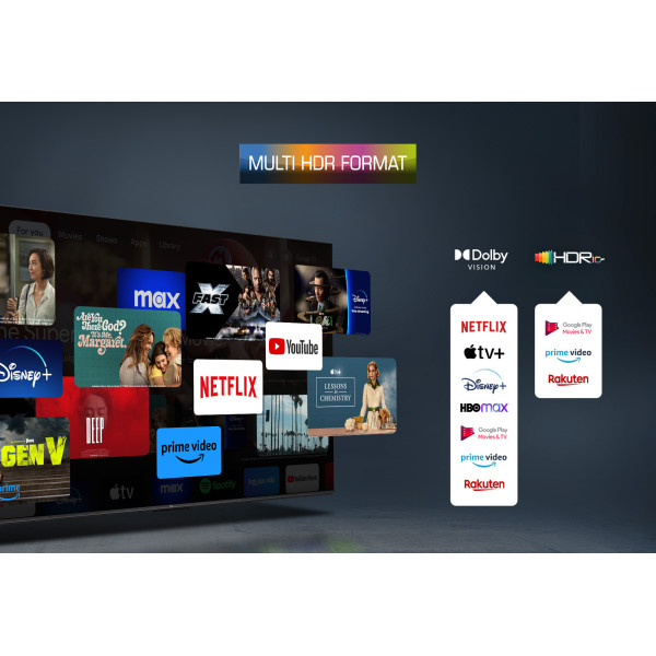 TV QLED 43 POUCES 4K Google TV TCL 43P79B