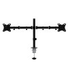 Support écran double bras noir - 13-32 max 10kg Unykach UK1422 * UK710102 *