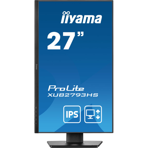 Ecran 27 1 ms DP HDMI mult Noir 100Hz * iiyama ProLite XUB2793HS-B7 *