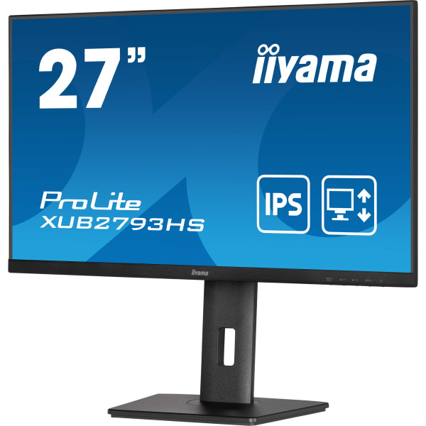 Ecran 27 1 ms DP HDMI mult Noir 100Hz * iiyama ProLite XUB2793HS-B7 *