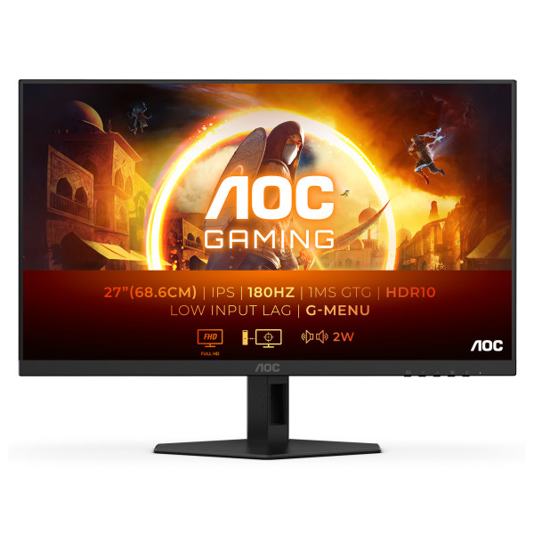 Ecran 27 AOC AGON 27G4XE 180Hz 0.5ms HDMI DP Multimedia noir