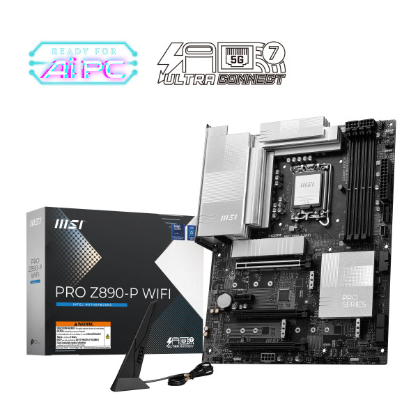 MSI PRO Z890-P WIFI carte mère Intel Z890 LGA 1851 ATX proc serie ultra