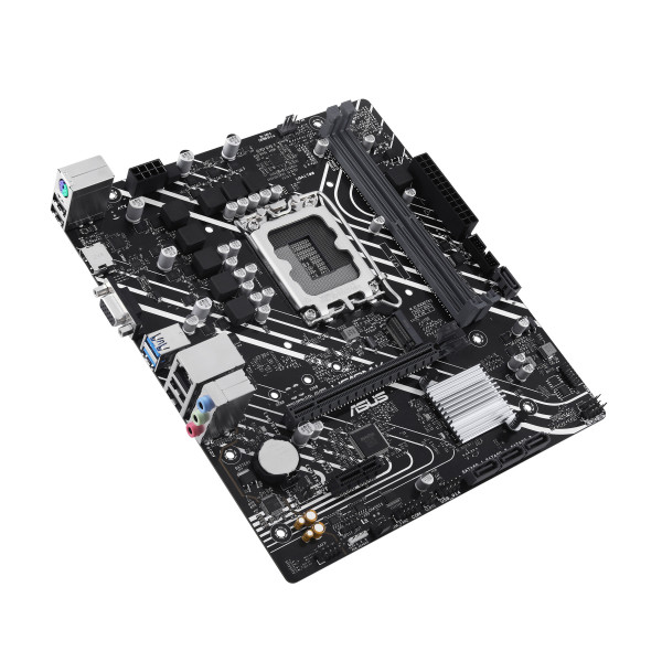 ASUS H610M-K DDR5 - carte-mère - mATX - Socket LGA1700 - H610 proc serie 12
