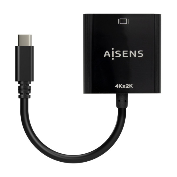Aisens Convertisseur USB-C HDMI 4K USB-C/M-HDMI/F 15cm Noir *A109-0684*