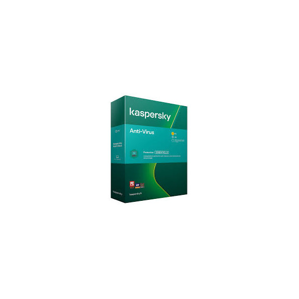 Kaspersky Anti-Virus 2021 Boite (1 poste - 1 an) * KL1171F5AFS-20 *