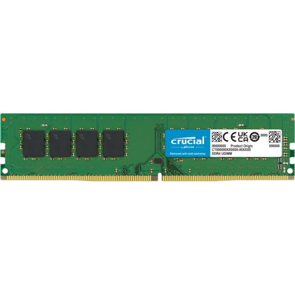 Mémoire DDR4-3200 PC4-25600   8Go    * CRUCIAL CT8G4DFS832A   * Tray