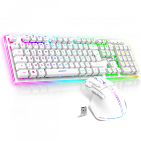 Pack Spirit Of Gamer ULTIMATE 600 PACK Clavier+souris rechargeable*CLS-MK600SWT*