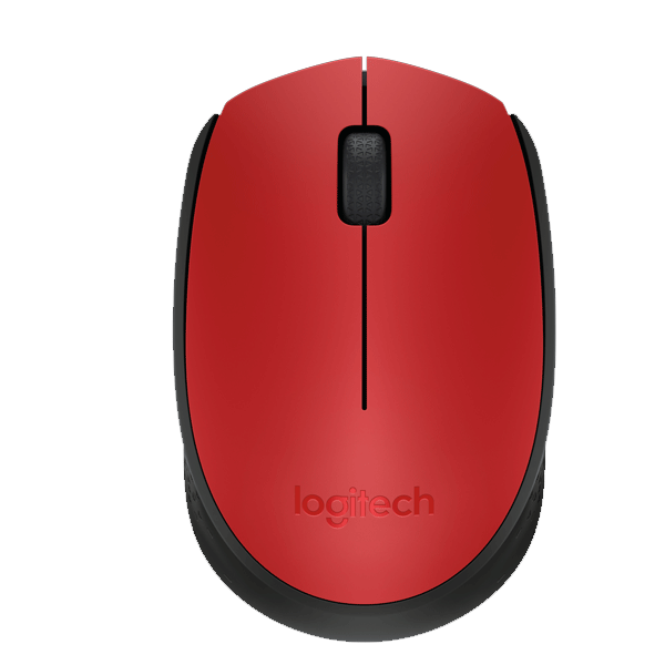 Souris optique sans fil -Logitech Wireless Mouse M171 Rouge