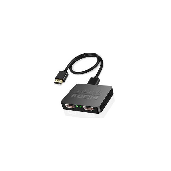 Répartiteur HDMI 1 entrée 2 sorties 4 K 3D 1080p HDMI 2.0 pour deux moniteurs