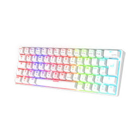 Clavier sans fil gamer retroeclairage Meca Blanc *Spirit of Gamer CLA-XK200WT*