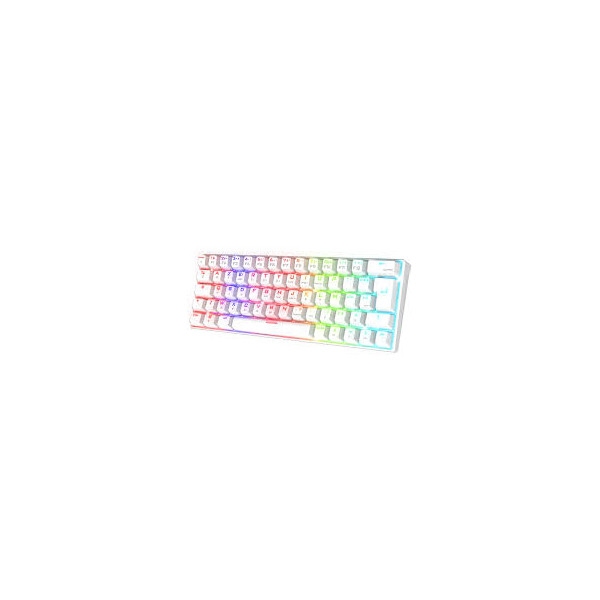 Clavier sans fil gamer retroeclairage Meca Blanc *Spirit of Gamer CLA-XK200WT*