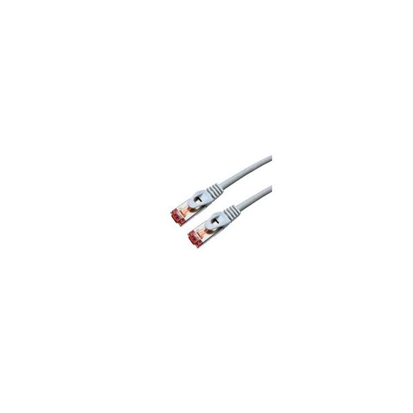 Cable réseau cat.6A SSTP Blanc  50cm RJ45 certifié Uptec 2016843