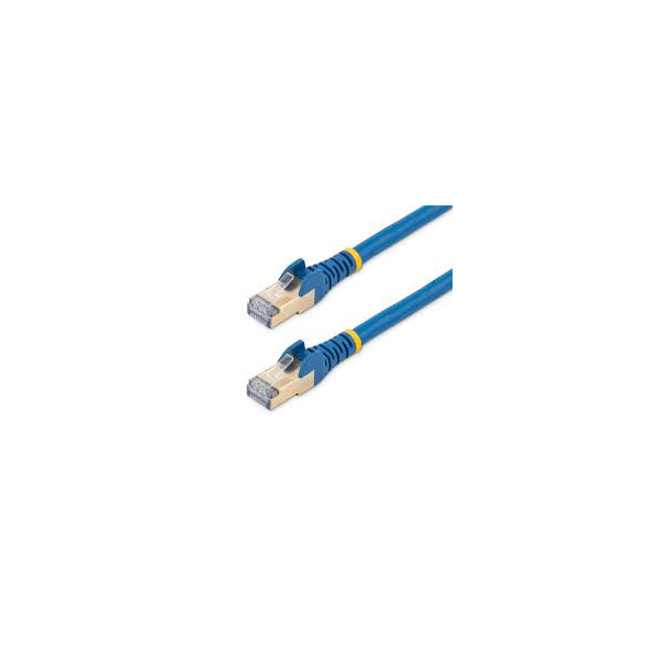 Cable réseau cat.6A SSTP Bleu  50cm RJ45 certifié Uptec 2016927