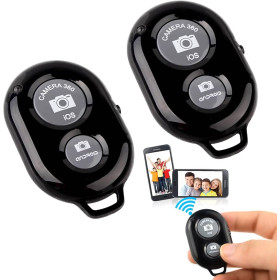 Telecommande Bluetooth Photo 2 boutons android + IOS * Omega OBS *